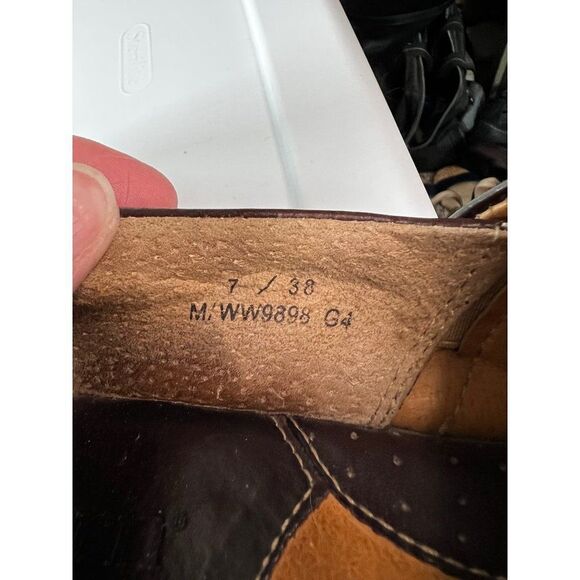 Born Leather Slip On Mules Clogs. Brown. Size 7/ Eur 38 - Picture 12 of 14